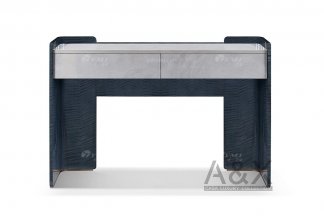 輕奢后現(xiàn)代風(fēng)格家具高端會(huì)所別墅家具品牌時(shí)尚大氣莫蘭迪蘭亮光梳妝臺(tái)
